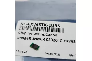 Чип к-жа Canon C-EXV65K Черный для Canon iR C3326i