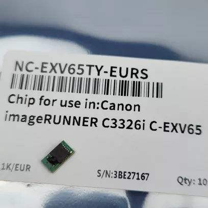 Чип к-жа Canon C-EXV65Y Желтый для Canon iR C3326i