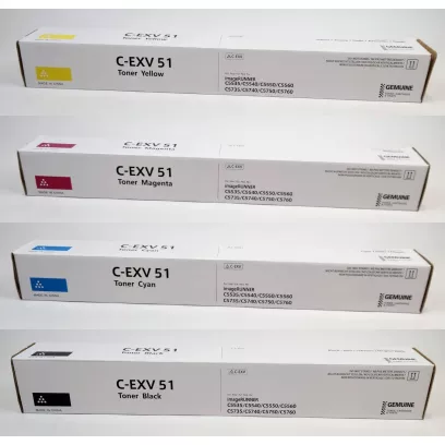 C-EXV51 Комплект туб для Canon iR C5535/ C5540/ C5550/ C5560 совм.